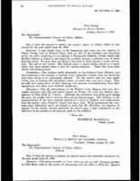 1899- Report from Rev. Roderick McDonald (Indian Agent)