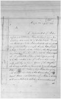 1808- Letter from Monk to Provost- Report on Indian Affairs in Nova Scotia