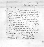 1855- Letter Asking for Relief for Pictou Indians