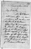 1863- Series of Letters pertaining to land survey for Mi'kmaq of Pictou County