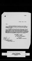 1921- Letter from J.D. McLean to Chief Matthew Francis